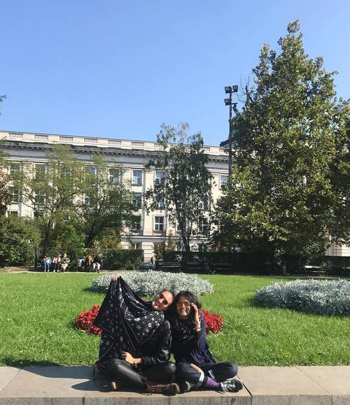 Nadine Chandrawinata Berada di Bulgaria