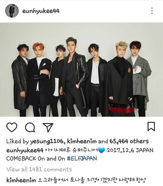 Komentar Heechul di Postingan Eunhyuk