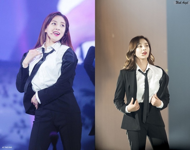 Foto Jihyo Twice Saat Tampil di Atas Panggung Pada Pertengahan Oktober Lalu