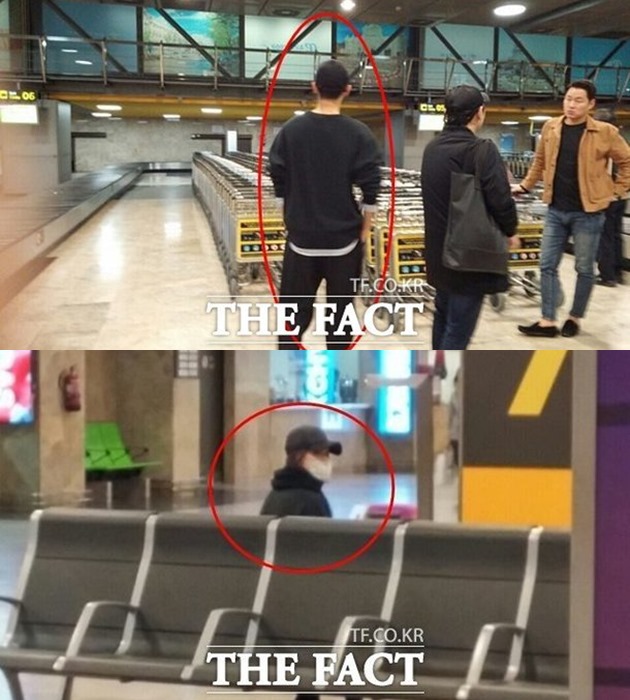 Foto Song-Song Couple di Bandara Madrid, Spanyol