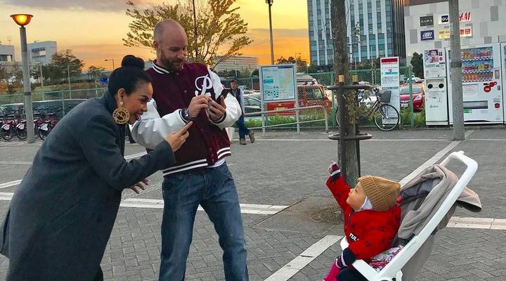 Foto: Liburan ke Jepang, Melaney Ricardo dan Keluarga Nyaris Jadi Korban Taifun Lan