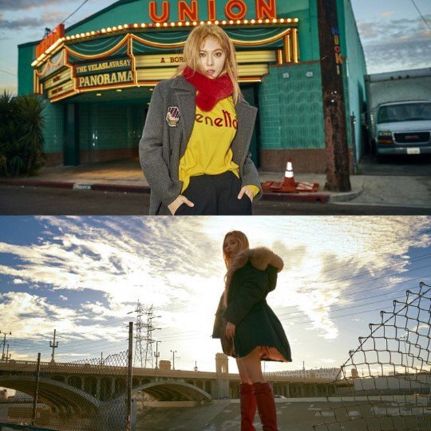 Pemotretan HyunA Bersama Cosmopolitan di Los Angeles