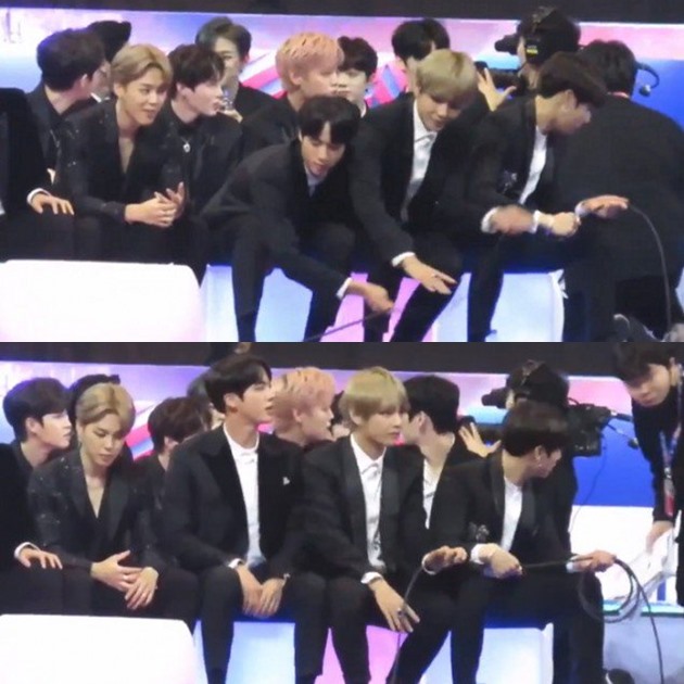 Jungkook BTS Bantu Staf MAMA 2017