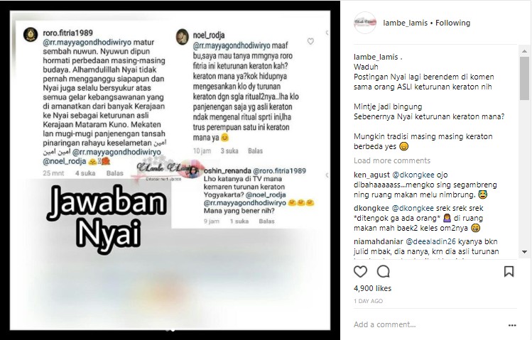 Roro Fitria mandi kembang