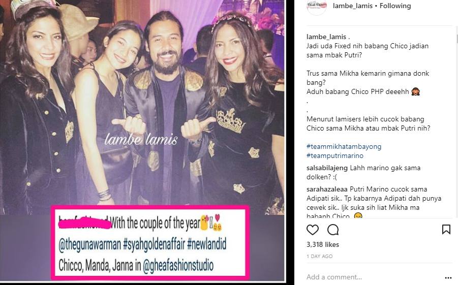 Chicho Jericho Jadian dengan Putri Marino