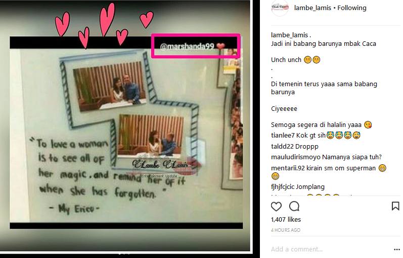 Ungkapan Cinta Romantis dari Erico Mihardja