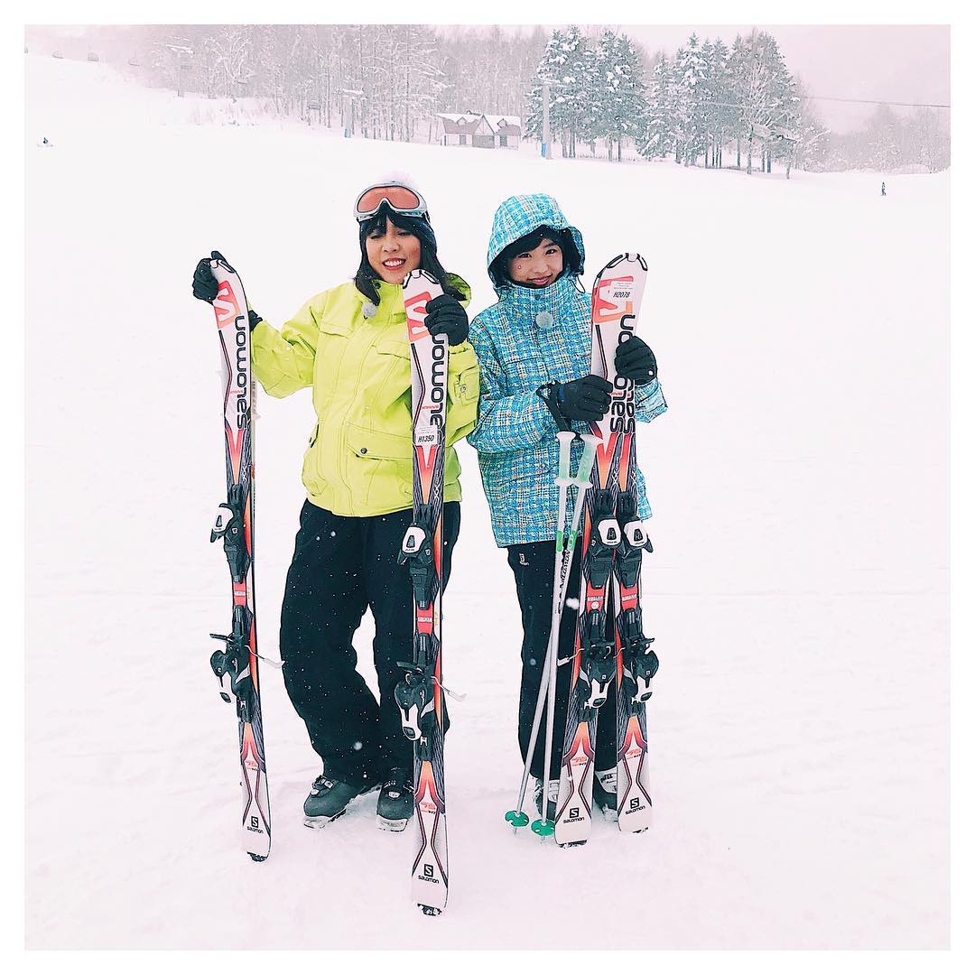 Bermain Ski Bersama Haruka