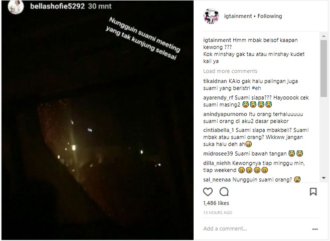 Bella Shofie tunggu suami