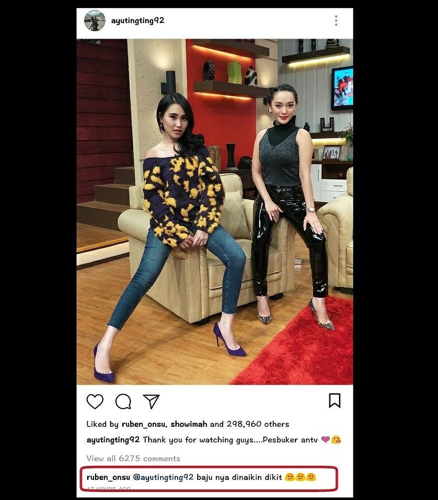 Ayu Ting Ting Gunakan Baju Seksi Netizen Salah Fokus Kulit Belang