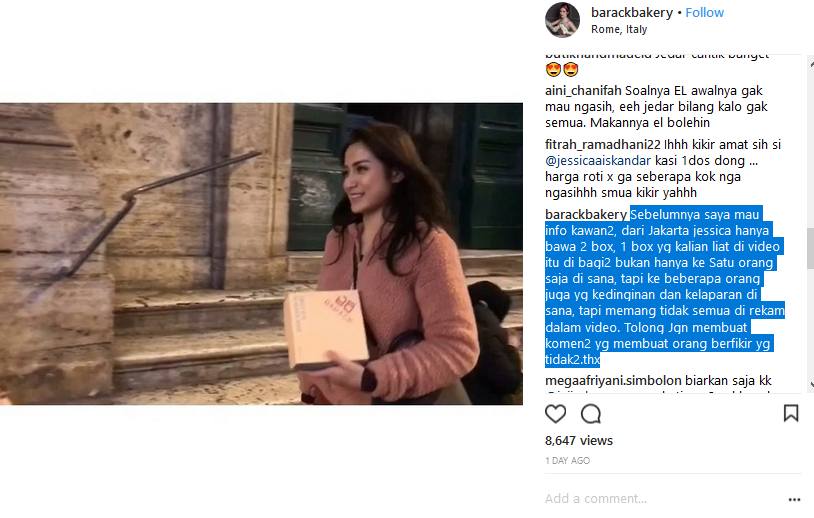 Klarifikasi dari Barrac Bakery