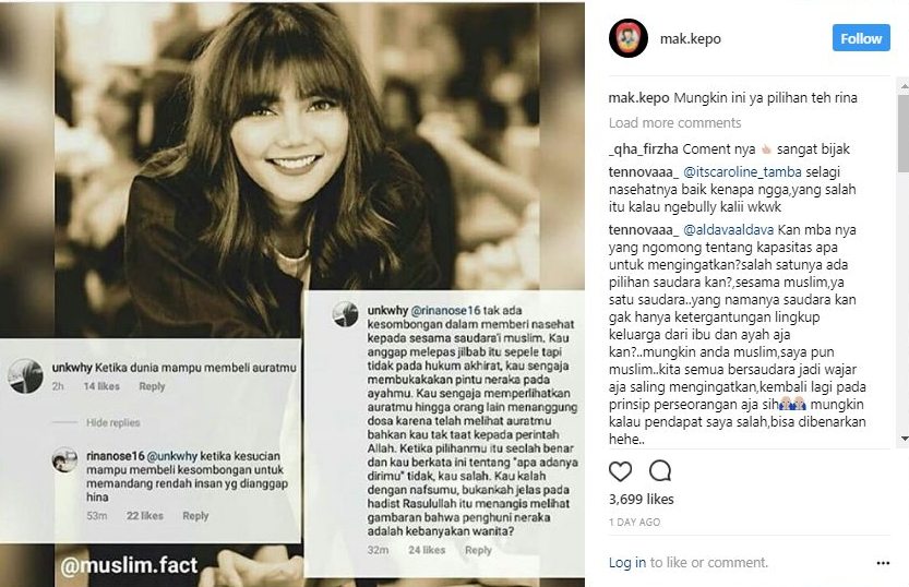 Screenshot Rina Nose