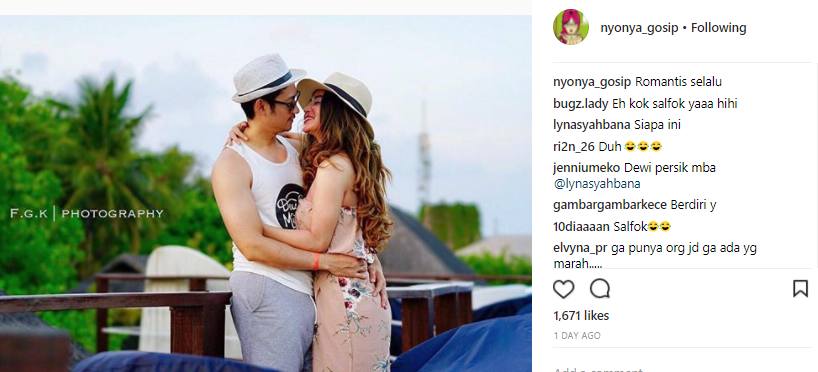 Bagian Celana Suami Dewi Persik Buat Salah Fokus