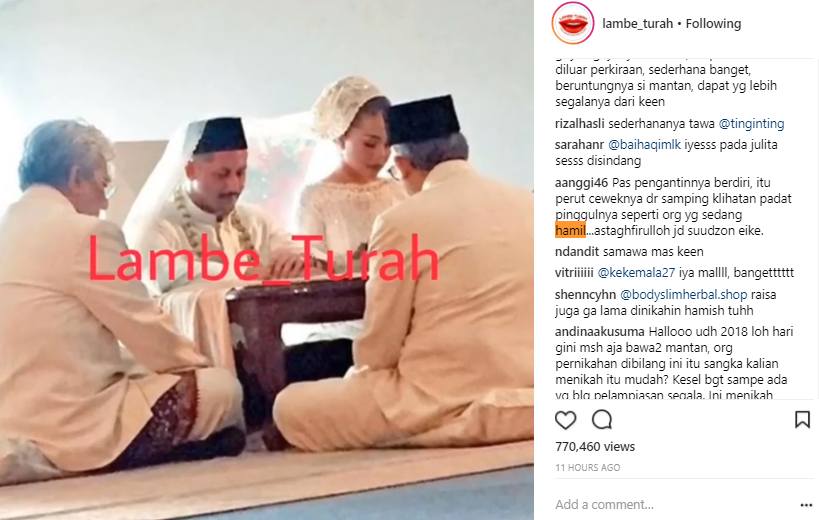 Pernikahan Keenan Pearce dan Gianni Fajri