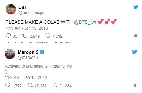 Screenhot Twitter BTS