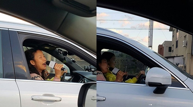 Lee Hyori dan Yoona di Pulau Jeju