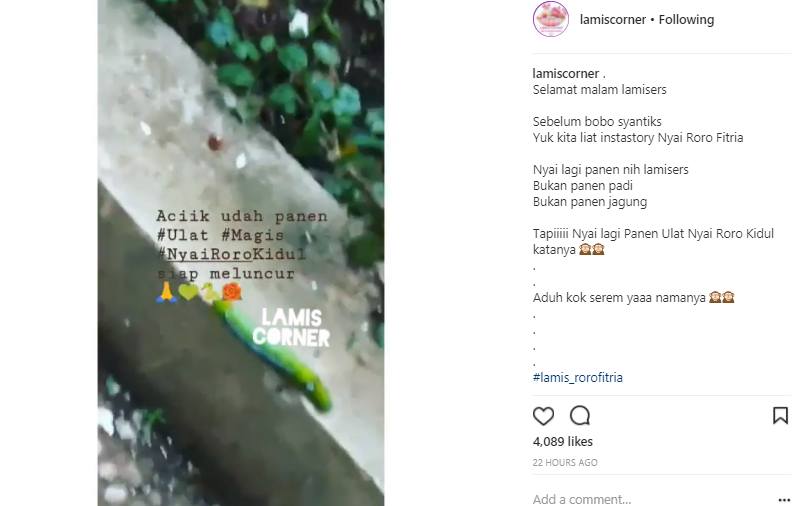 Ulat Nyi Roro Kidul Milik Roro Fitria