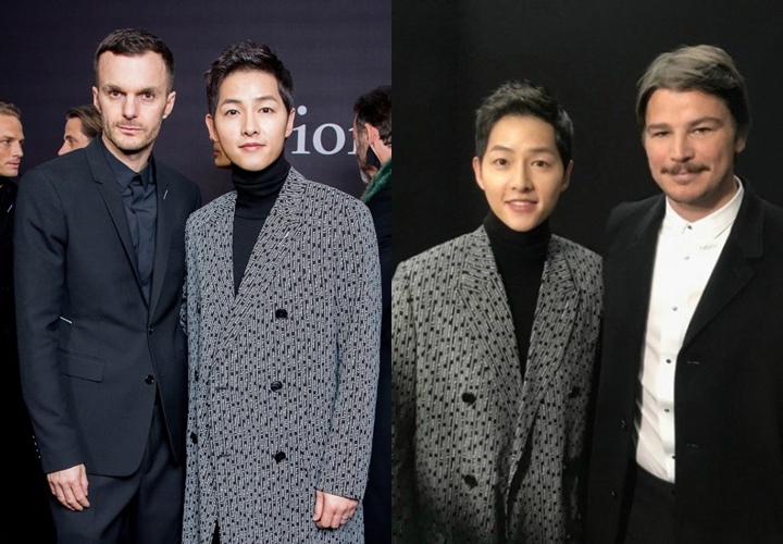 Penampilan Song Joong Ki di Fashion Show Dior Homme