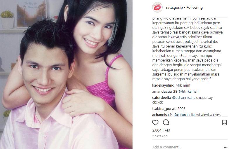 Titi Kamal dan Christian Sugiono Masa Lalu