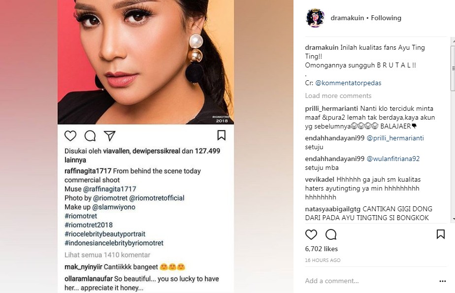 Olla Ramlan Puji Kecantikan Nagita Slavina