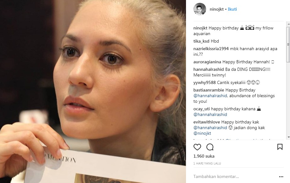 Postingan Terbaru Nino Fernandez