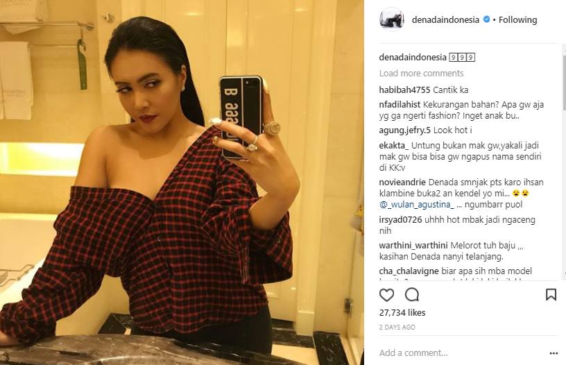 Penampilan Denada Dihujat Haters