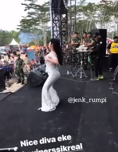 Dewi Persik Goyang Enerjik