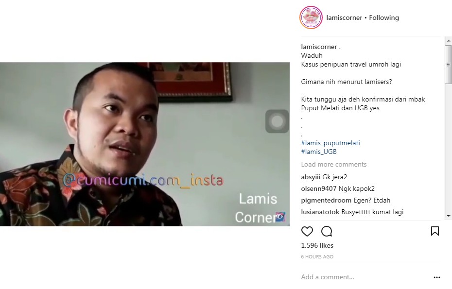 Kuasa Hukum Korban Penipuan Umrah yang Melibatkan Nama UGB-Puput Melati