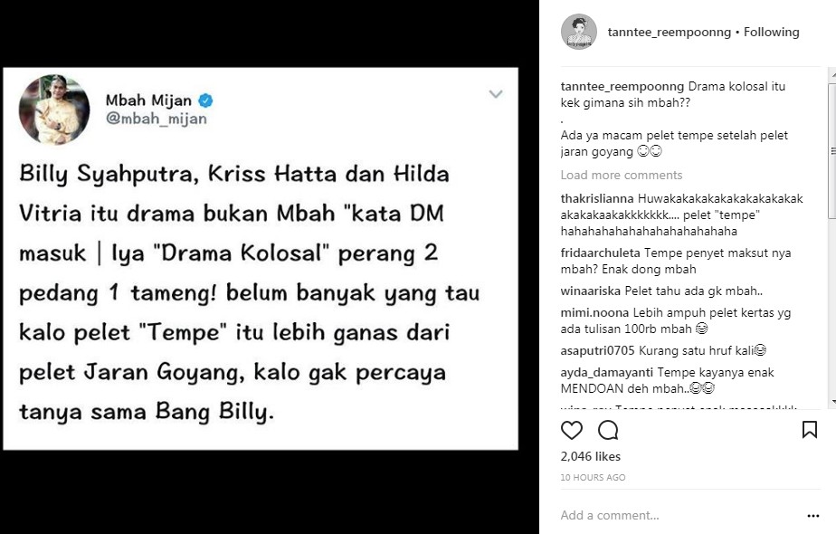 Pendapat Mbah Mijan Soal Kisah Cinta Billy-Hilda-Kriss Hatta