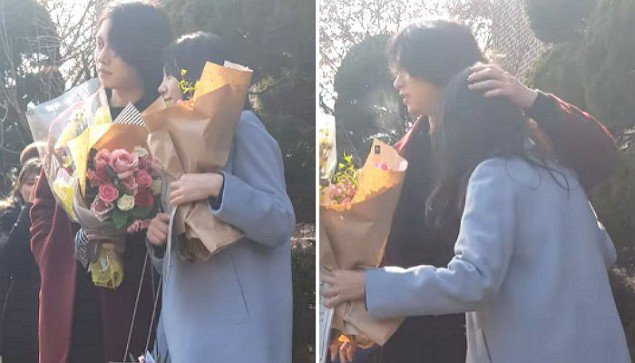 Kim Heechul dan Kim Sohye Berfoto Bersama