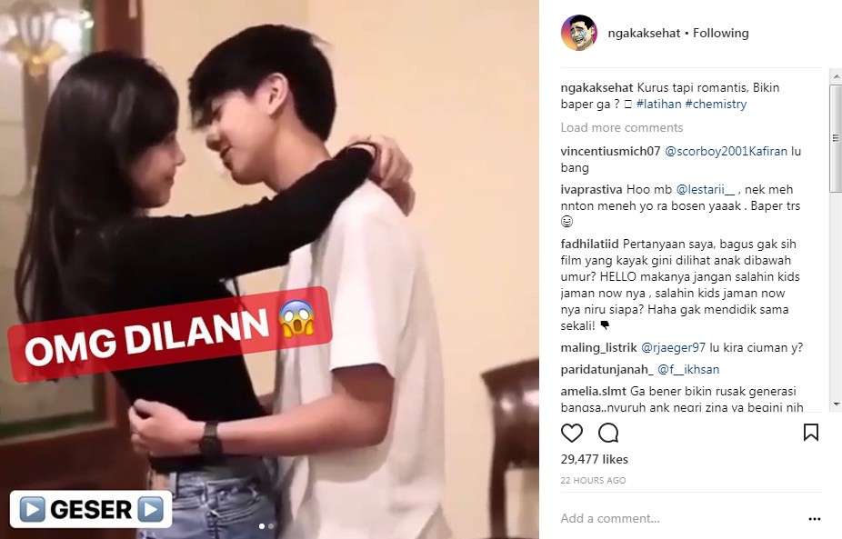 Iqbaal-Vanessa Prescilla Nyaris Ciuman