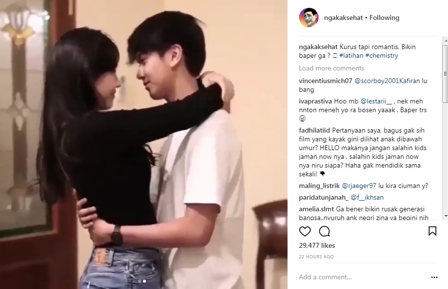 Adegan Mesra Iqbaal-Vanessa Prescilla