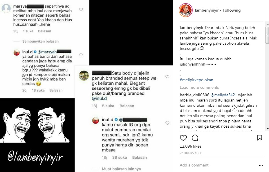 Inul Daratista Balas Komentar Nyinyir Netter