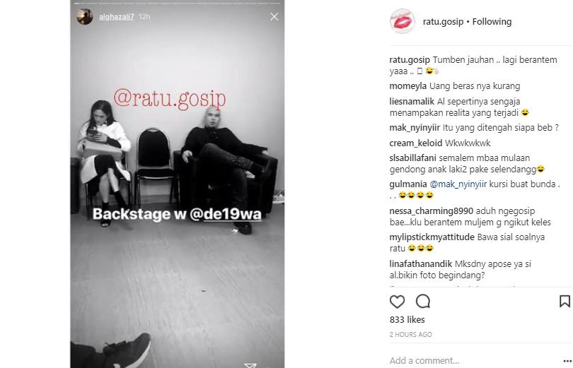 Unggahan Al Ghazali Soal Ahmad Dhani & Mulan Jameela