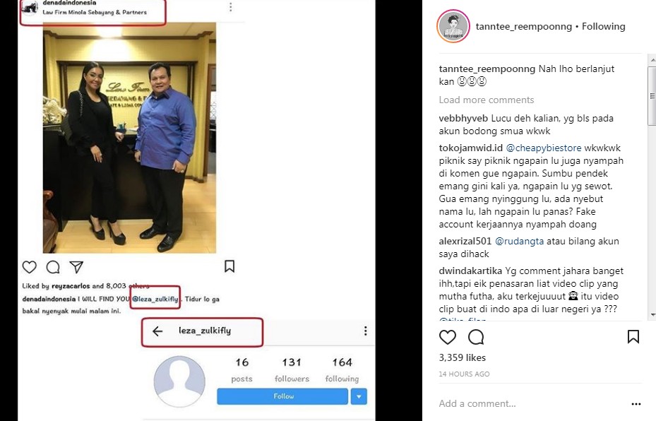 Beri Ancaman, Akun Haters Denada Menghilang