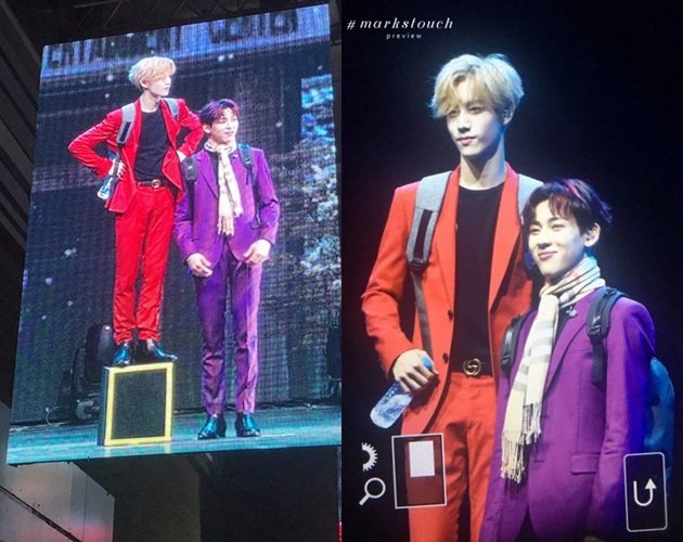 Mark dan Bambam Peragakan Ulang Foto Pre-Debut