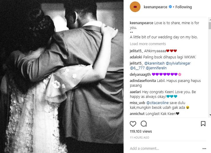 Unggahan Perdana Keenan Pearce Bareng Ghyan