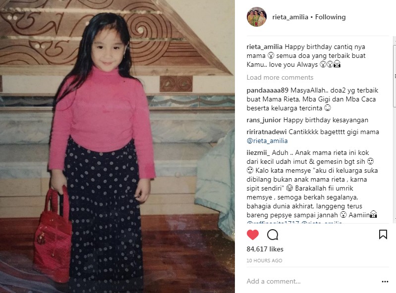 Ucapan Selamat Ulang Tahun Rieta Amilia Pada Nagita Slavina