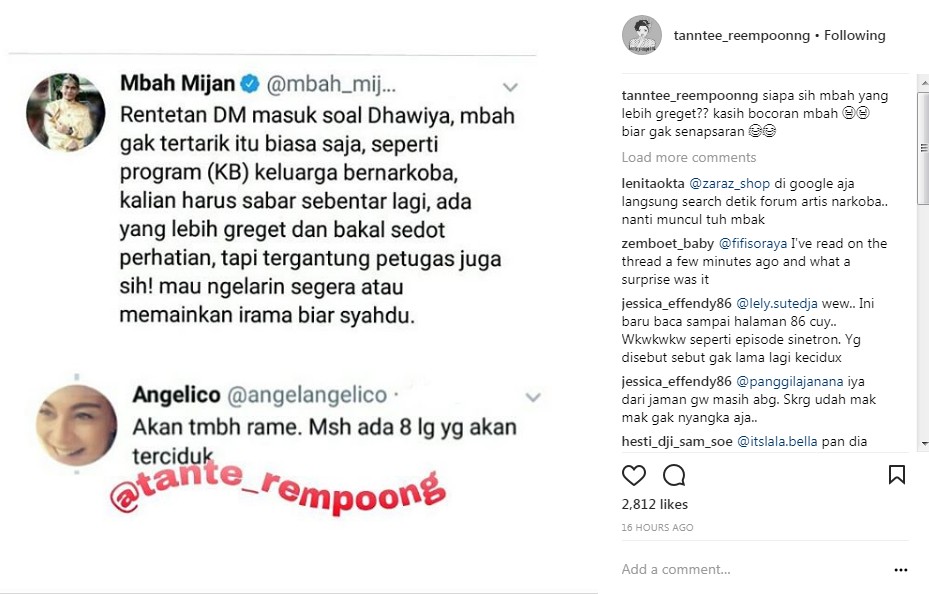 Komentar Mbah Mijan Soal Penangkapan Dhawiya