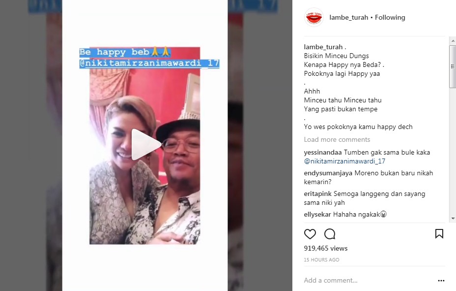 Seorang Teman Goda Nikita Mirzani di \'Hari Bahagia\'
