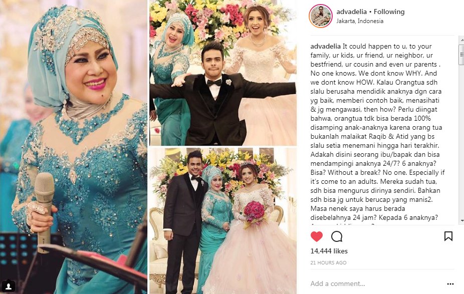 Ungkapan Kekecewaan Cucu Elvy Sukaesih Terhadap Orang-Orang yang Mem-Bully Sang Nenek