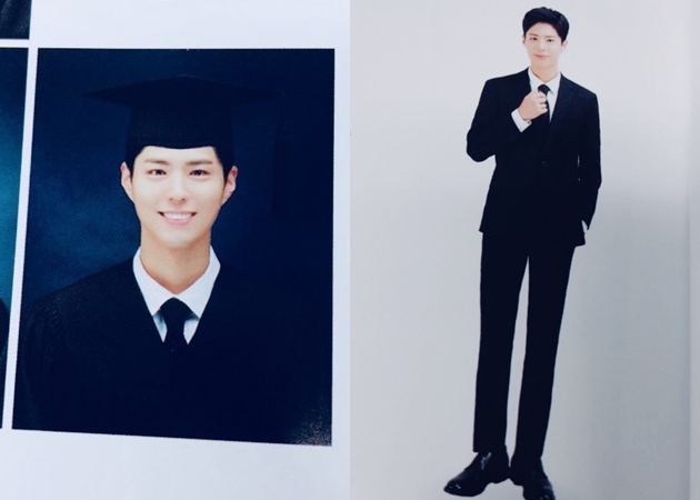 Foto Kelulusan Park Bo Gum