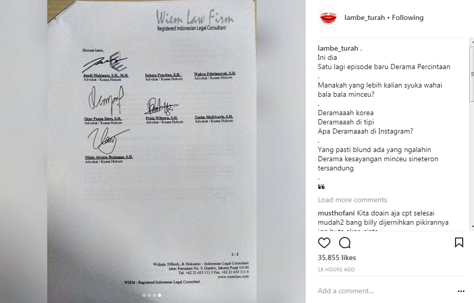 Lanjutan Somasi Kedua Kriss Hatta pada Billy Syahputra