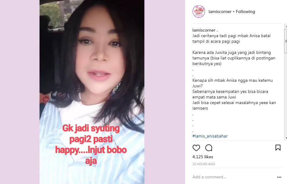 Annisa Bahar Tolak Jadi Bintang Tamu Pagi Pagi Pasti Happy