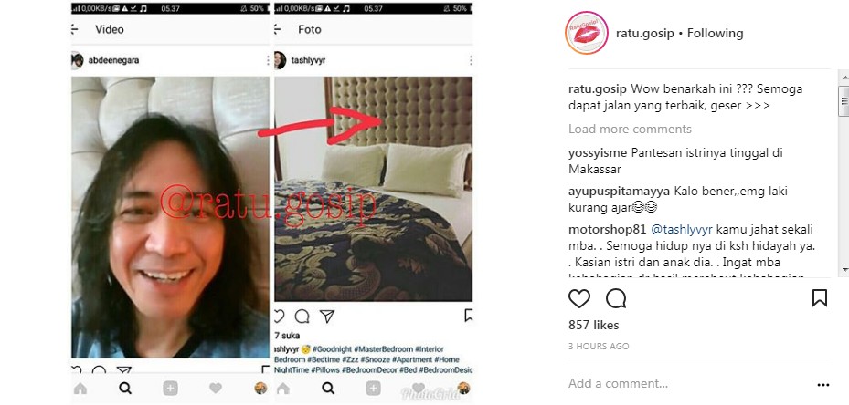 Salah Satu Perabot yang Dinilai Sama Antara Postingan Abdee Slank dan Selingkuhan
