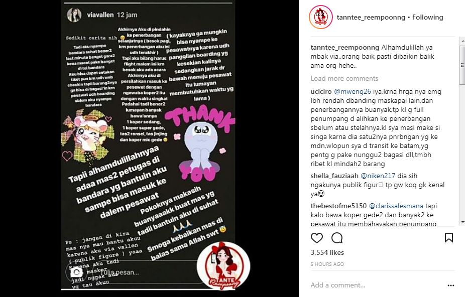 Curahan Hati Via Vallen Saat Dirinya Hampir Tertinggal Pesawat