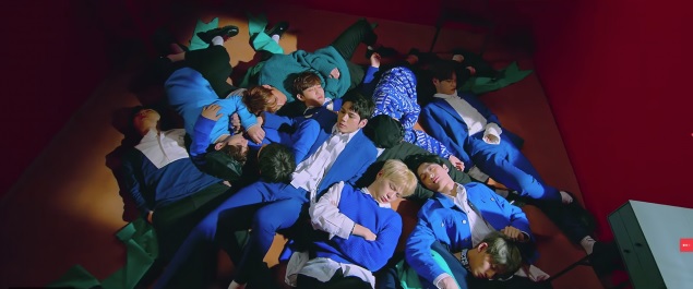 Wanna One Tertidur di Teaser MV \'I Promise You\'