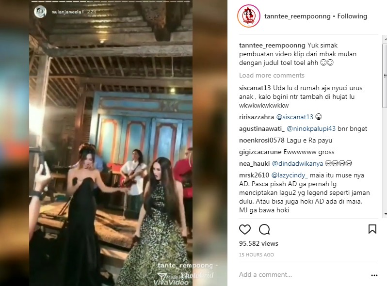 Proses Pembuatan Video Klip Mulan Jameela dan Tika Dewi Dewi