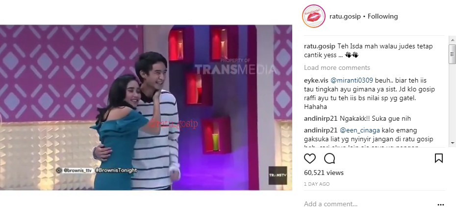 Devano Dirangkul Ayu Ting Ting