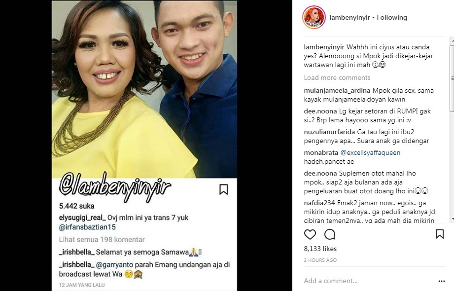 Ely Sugigi dan Irfan Sebastian