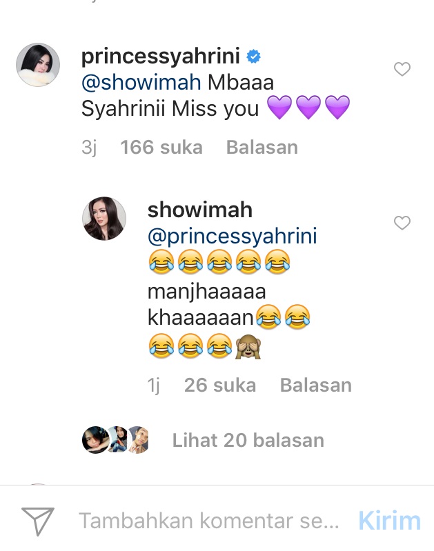 Tanggapan Syahrini Soal Postingan Soimah
